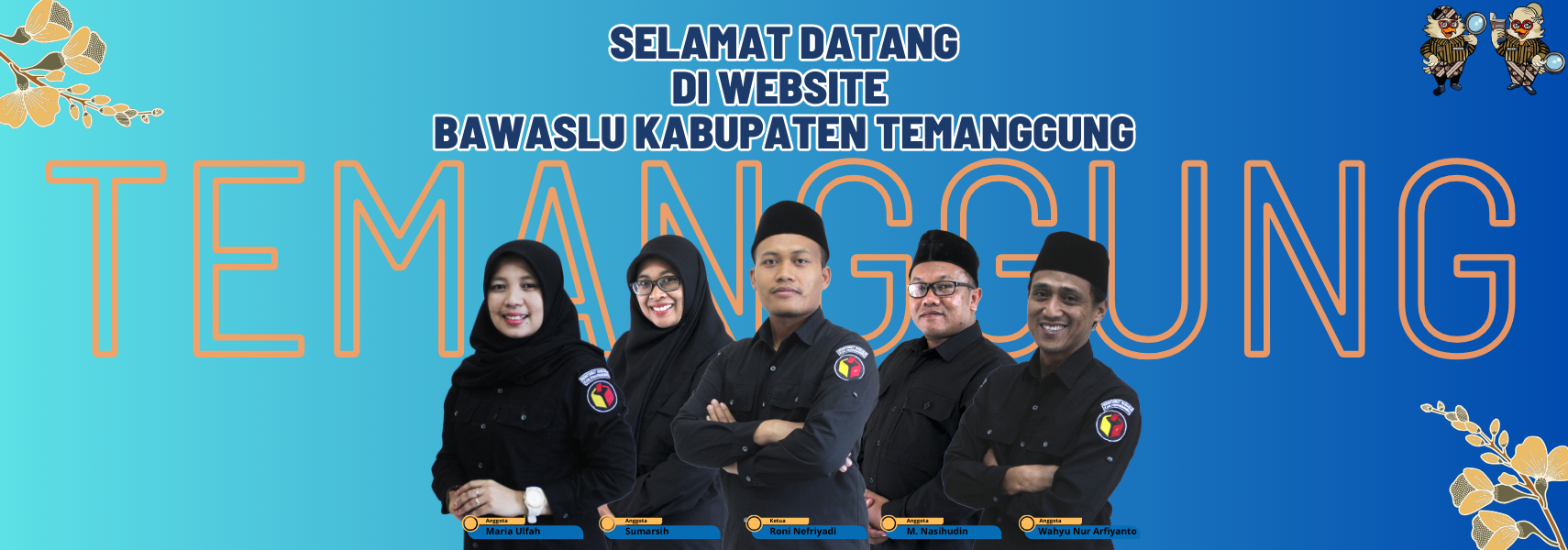 Website Bawaslu Kabupaten Temanggung