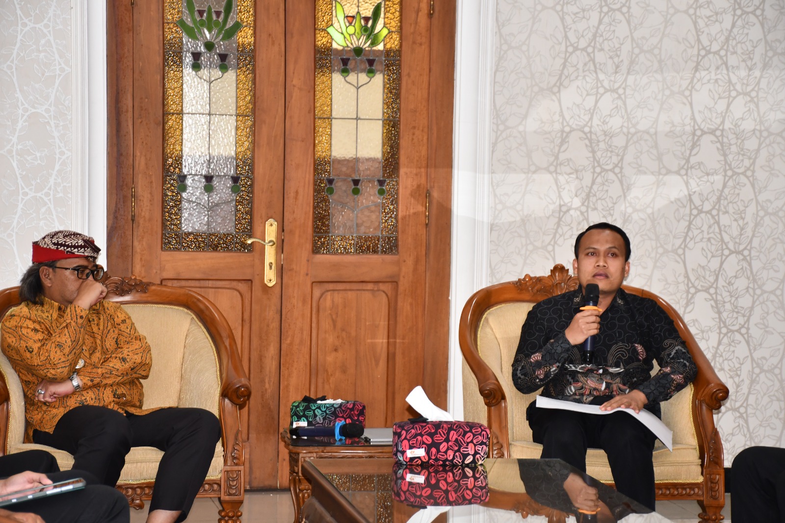 Audiensi dengan Bupati