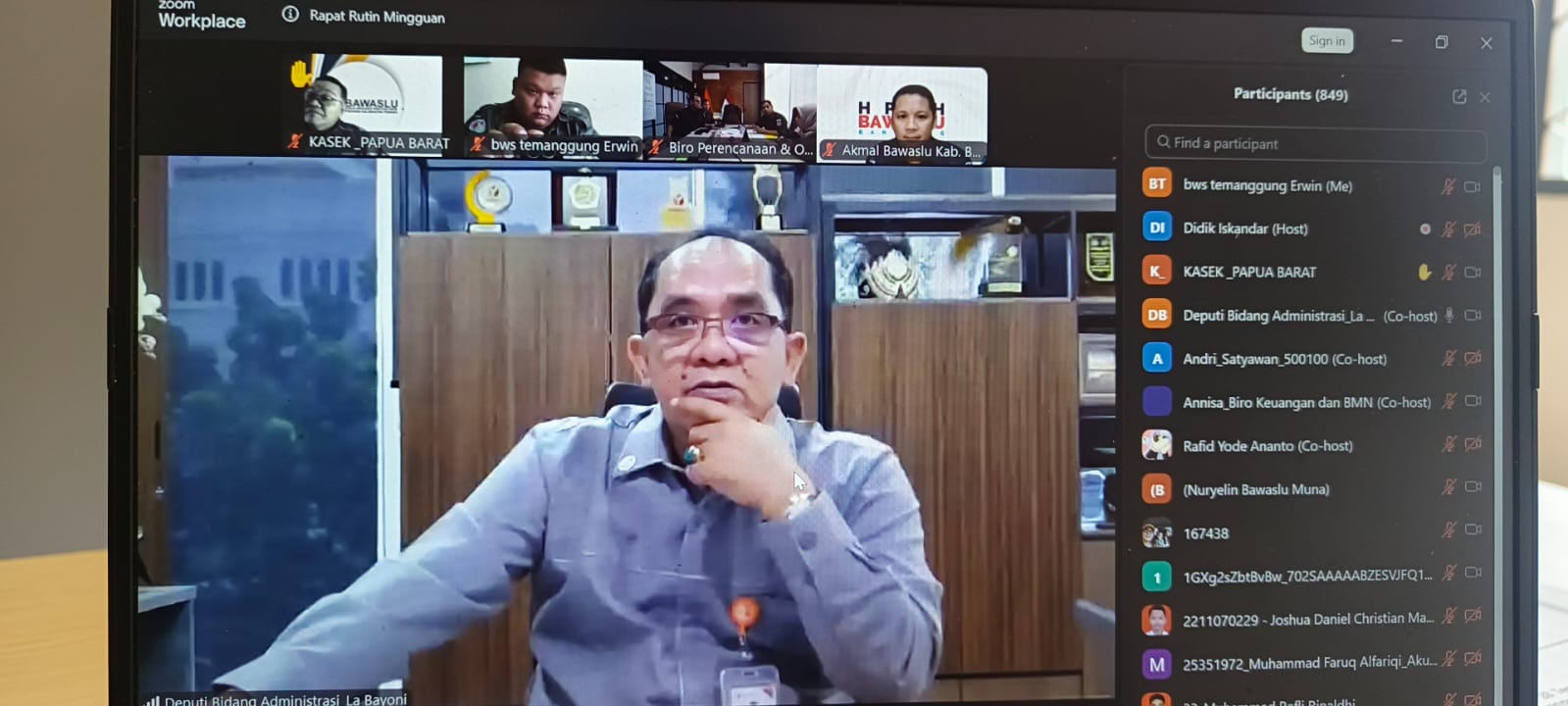 Pembinaan dan evaluasi
