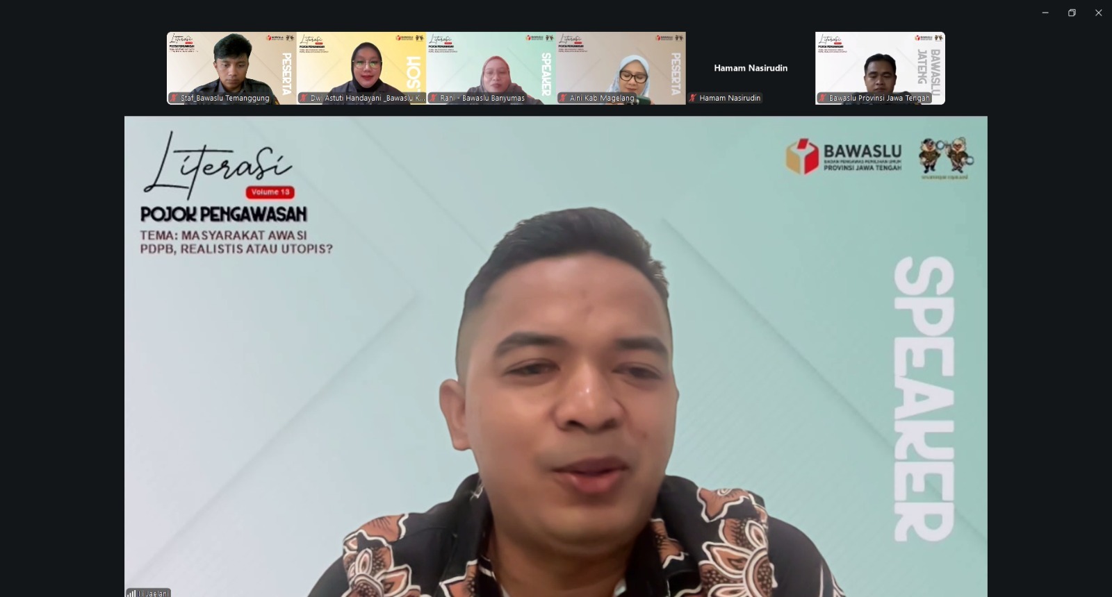Literasi Pojok Pengawasan